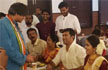 Kerala: Shashi Tharoor crashes wedding, blames it on elections