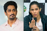 Outrage over Actor Siddharths tweet on Badminton star Saina Nehwals post