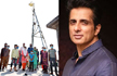 Sonu Sood installs Mobile tower in Haryana village after students struggle for online access