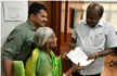 107-Year-Old Activist Convinces CM HDK to not cut hundreds of trees she planted decades ago