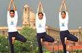 India sets two Guinness records set on first yoga day