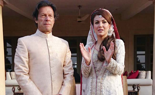 mran Khan and his wife, Reham Khan, 