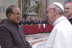 Kurian meet Pope