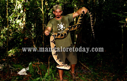 Paul Rosolie, a renowned Amazonian explorer in Mangalore