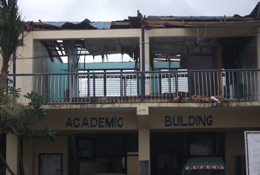 Dr Edmond Fernandes in relief mission in typhoon hit Philippines