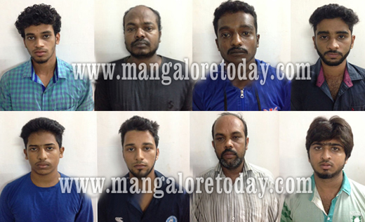 CCB cops nab 8 near Baikampady; foil murder plot