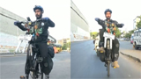 Viral video: Kerala man cycles 7,000 km without front wheel to spread ‘no to drugs’ message
