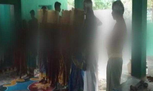 Madurai, Sep 26, 2017 : Young girls forced to live bare-chested at a temple...