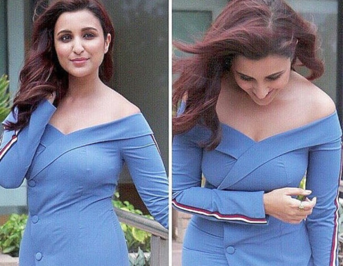 parineeti chopra blue dress