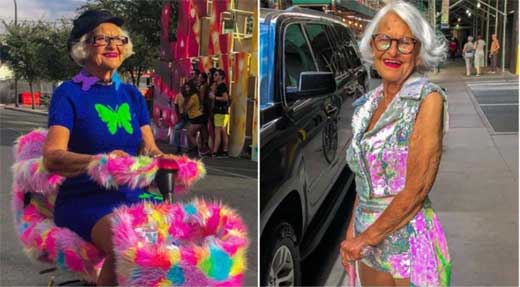 91-year-old cute grannys OTT fashion game will make your day!