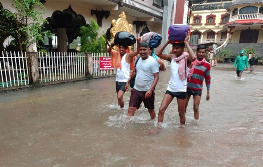 heavy rain in Udupi