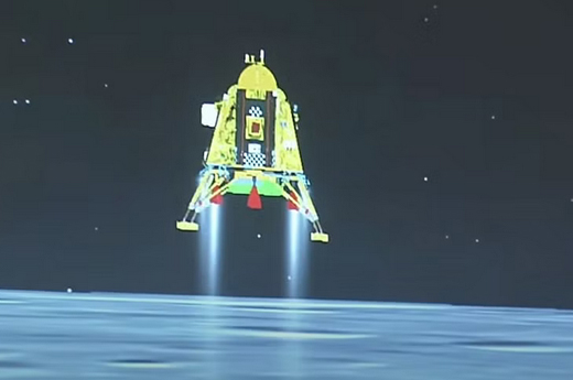 Chandrayaan successfully lands on the moon