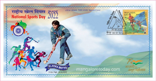 Elvera Britto special postal cover