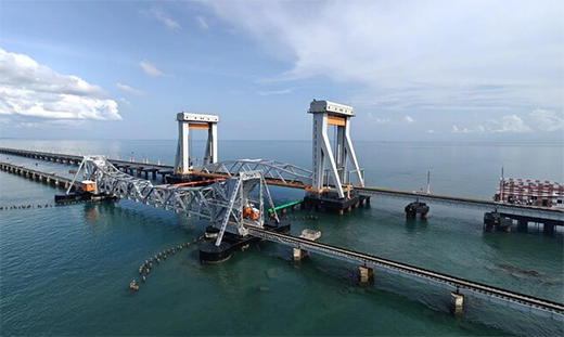 First Vertical-Lift Sea Bridge in Tamil Nadu