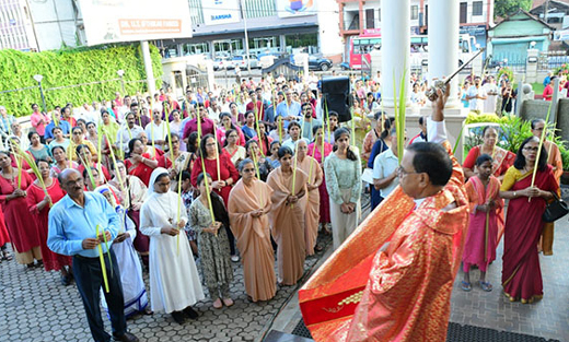 Palm Sunday in Mangalore