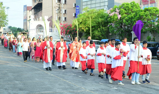 Palm Sunday in Mangalore