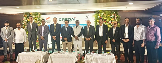 office bearers of CREDAI Mangaluru Unit