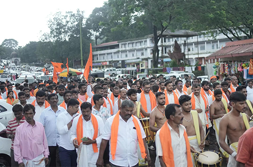 Dharmasthala Chalo rally