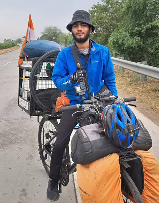 Dinesh Bovi cyclist from Kundapur