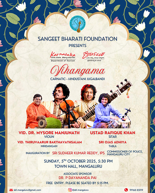 Karnatic–Hindustani Jugalbandi in Mangaluru