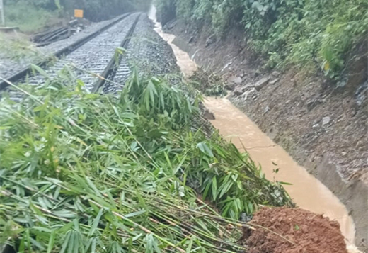 Heavy Rains Trigger Landslips in Shiradi Ghat stretch