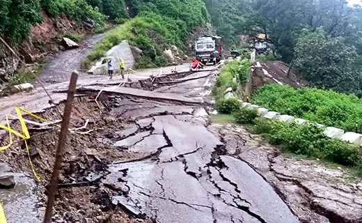 Landslide in J&K Kathua