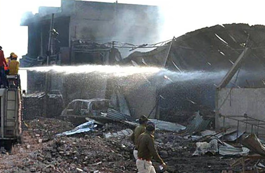 Lucknow Firecracker Factory Blast