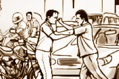Ullal road rage incident