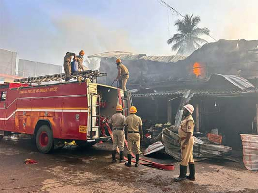 Fire at Koteshwara