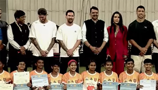 Lionel Messi in Mumbai