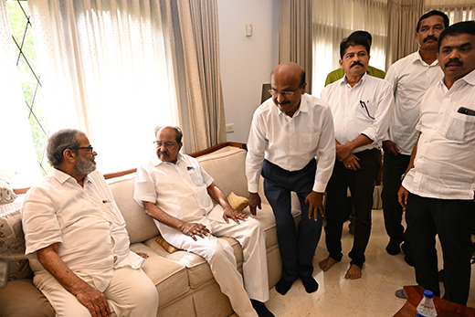 floral tribute to Vinaya Hegde