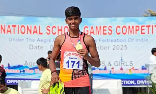 Yuvraj Kunder wins gold at National School Games