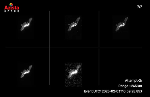 Azista Images ISS from Orbit