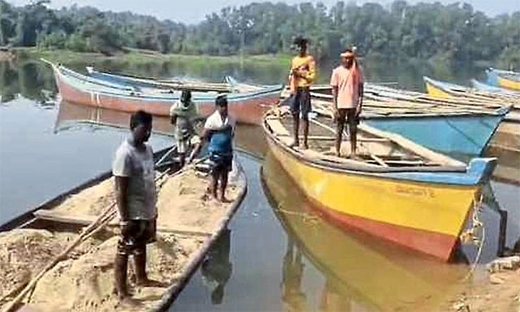 Kundapur sand mining 