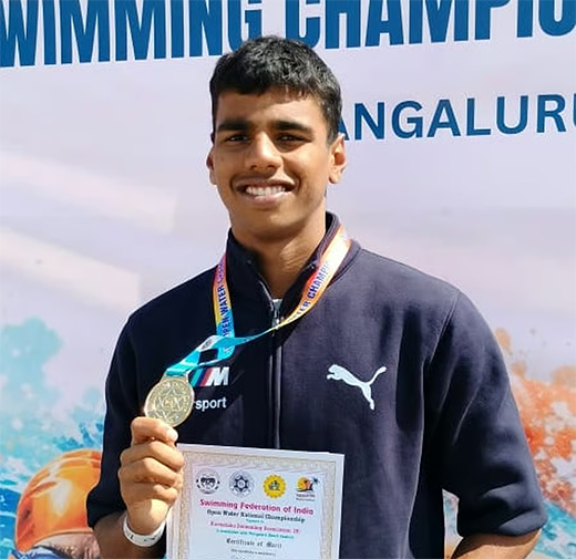 Saatvik Nayak Sujir Wins Gold