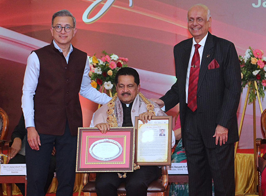 Thumbay Moideen Conferred New Year Award 2026 by MAHE