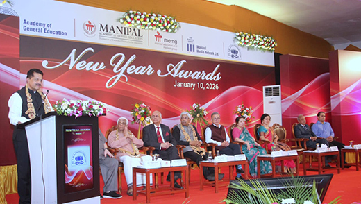 Thumbay Moideen Conferred New Year Award 2026 by MAHE