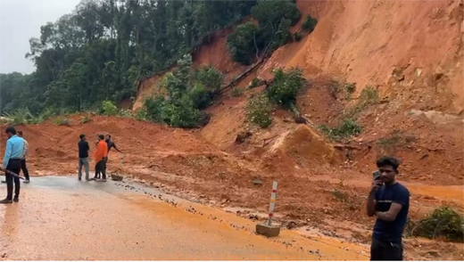 Uppinangady landslide
