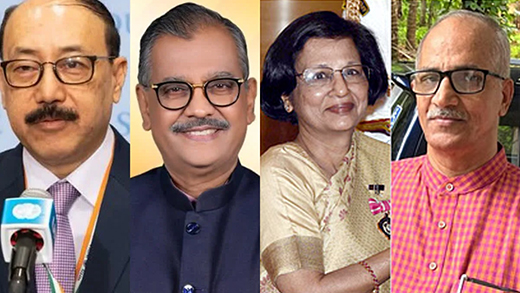 Four Nominated to Rajya Sabha