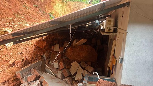 Landslide claims life of woman in nkundapur