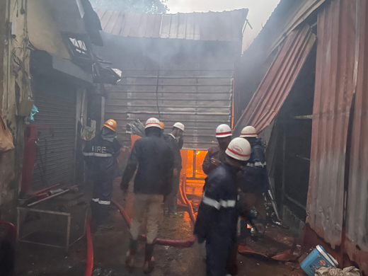 Fire at Clock Tower