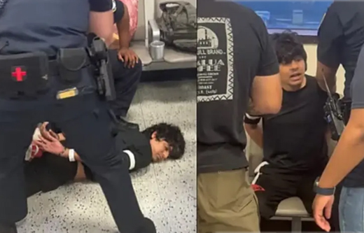Man-handcuffed...
