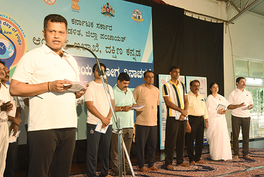 International Yoga Day in Mangaluru