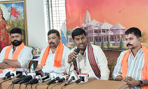 Bajrang Dal press meet