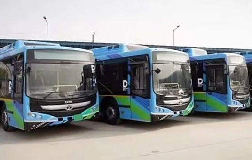 Electric bus stand