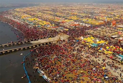 Prayagraj Sangam during Maha Kumbh