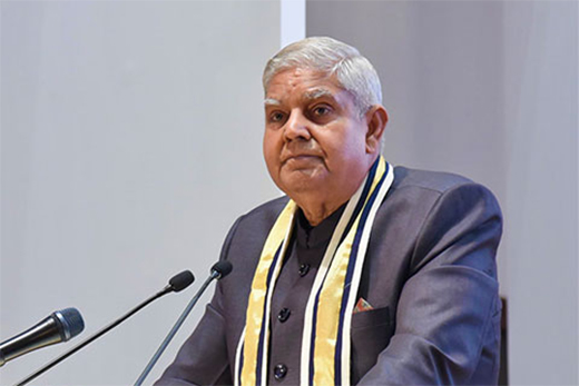 Vice President Jagdeep Dhankhar