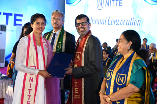Nitte (DU) holds 15th Annual Convocation