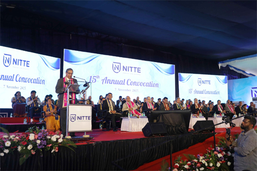 Nitte (DU) holds 15th Annual Convocation