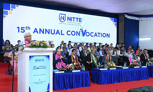 15th Annual Convocation Ceremony of Nitte